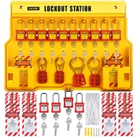 VEVOR 58 PCS Lockout Tagout Kits, Electrical Safety Loto Kit Includes Padlocks, Lockout Station, Hasp, Tags & Zip Ties, Lockout Tagout Safety Tools fo