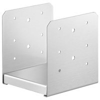 VEVOR 152.4x152.4 Post Base, 1Pcs Stainless Steel Adjustable Post Anchor Bracket(Internal 150 x 139.7), Adjustable Post Base for Pavilion Deck Porch H