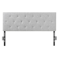 VEVOR Headboard, Full Size Headboard with Adjustable Height, Comfortable Diamond Tufted for Full Size Bed, W 56.3 x H（35.6-47.4）inches, Ideal for Bedr