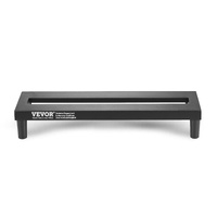 VEVOR Guitar Pedal Board, 15'' x 5.7'', Aluminum Alloy 0.8 lbs Super Light Guitar Effects PedalBoard with Carry Bag High Quality Velcro Fixed Strap Sh