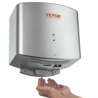 VEVOR Heavy Duty Commercial Hand Dryer, 1400W Automatic High Speed ABS Warm Wind Hand Blower, 220V-240V & Built-In Filter Sponge & Low Noise & Effortl