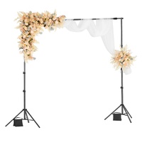 VEVOR Backdrop Stand Background Stand Kit with 2 Tripod for Party & Photo Studio