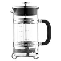 VEVOR French Press Coffee Maker, 1 Liter Borosilicate Glass Coffee Press Tea Maker with Stainless Steel Filter, Large Glass French Presses Cold Brew f