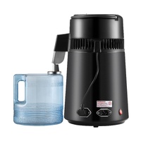 VEVOR Water Distiller, 4L 1.05 Gallon Pure Water Purifier Filter For Home Countertop, 750W Distilled Water Maker, Stainless Steel Interior Distiller W