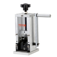 VEVOR Manual Wire Stripping Machine, 0.06''-0.98'' Copper Stripper with Hand Crank or Drill Powered, Visible Stripping Depth Reference, Portable Alumi