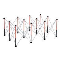 VEVOR Portable Folding Workstand, 1865 x 1261 mm Collapsible Workbench, 2041 kg Weight Capacity, No Assembly Foldable Work Stand with Storage Bag, Tab