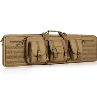 VEVOR Rifle Bag, 36 inch Tactical Double Long Gun Bag, Soft Rifle Case with Lockable Zipper, Portable Handle & Shoulder Strap, 3 Large Storage Pockets