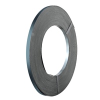 Packaging Steel Strapping Roll, 500 m Length x 19 mm Width x 0.55 mm Thickness, 770 kg Break Strength, Heavy Duty Banding Pallet Strap Coil, Portable 
