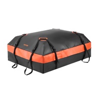 VEVOR Car Rooftop Cargo Carrier Bag, 15 Cubic Feet Car Roof Cargo Carrier, 100% Waterproof Heavy Duty 840D PVC Roof Luggage Bag for All Vehicle with/w