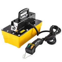 10,000PSI Air Hydraulic Pump, 2.3 L Reservoir, NPT 3/8 In Oil Outlet, NPT 1/4 In Inlet, Air Actuated Foot Pump with Remote Control Actuator, for Autom