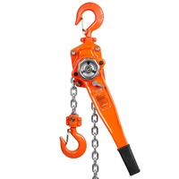 VEVOR Manual Lever Chain Hoist, 1-1/2 Ton 3300 lbs Capacity 10 FT Come Along, G80 Galvanized Carbon Steel with Weston Double-Pawl Brake,Auto Chain Lea