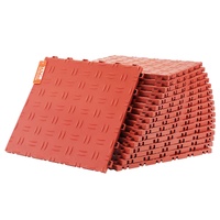 VEVOR Garage Tiles Interlocking, 12 x 12 x 0.53 inch 25 Pack Garage Floor Covering Tiles, Non-Slip Double-Sided Texture Garage Flooring Tiles, for Gar
