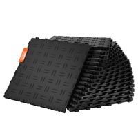 VEVOR Garage Tiles Interlocking, 12 x 12 x 0.53 inch 25 Pack Garage Floor Covering Tiles, Non-Slip Double-Sided Texture Garage Flooring Tiles, for Gar