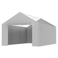 VEVOR Carport Replacement Canopy Cover Side Wall 6 x 3.6 m, Garage Tent Shelter Tarp Heavy-Duty Waterproof & UV Protected, Easy Installation with Ball