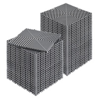 Interlocking Drainage Mat, 31 x 31 cm Modular Interlocking Cushion, 50 Pcs Splicing Drainage Mats, Non-Slip Gray PP Drainage Floor Tile and Shower Mat