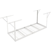 VEVOR Overhead Garage Storage Rack, 91.44x243.84cm Garage Ceiling Storage Racks, Heavy Duty Adjustable Cold Rolled Steel Racks for Garage Storage, Org