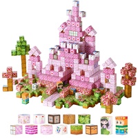 VEVOR Magnetic Blocks, 100 PCS Princess Castle Set, Magnetic Building Cubes for Kids, STEM Montessori Sensory Toys for Christmas Birthday Gift, Constr