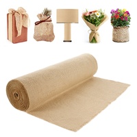 VEVOR Burlap Fabric Roll Burlap Tree Wrap 914 mm x 45.7 m for Crafts & Plants