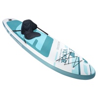 VEVOR Inflatable Stand Up Paddle Board, 152 mm SUP Paddleboard with Removable Kayak Seat, Board Accessories, Pump, Paddle, Fin, Backpack, Ankle Leash,