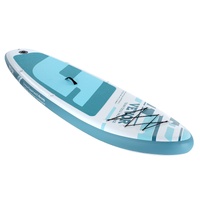 VEVOR Inflatable Stand Up Paddle Board, 3230 x 838 x 152 mm SUP Paddleboard, with Board Accessories, Pump, Paddle, Fin, Phone Bag, Backpack, Ankle Lea