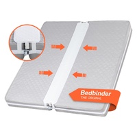 VEVOR Bed Bridge King Bed Converter Kit Metal Buckle and Storage Bag 75"L x 10"W