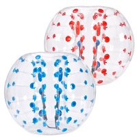 VEVOR Inflatable Bumper Balls 2-Pack, 5FT/1.5M Body Sumo Zorb Balls for Teen & Adult, 0.8mm Thick PVC Human Hamster Bubble Balls for Outdoor Team Gami