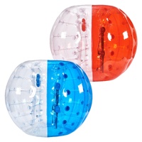 VEVOR Inflatable Bumper Balls 2-Pack, 5FT/1.5M Body Sumo Zorb Balls for Teen & Adult, 0.8mm Thick PVC Human Hamster Bubble Balls for Outdoor Team Gami