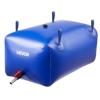 VEVOR Water Storage Bladder 240L Large Capacity Water Bag, Portable & Collapsible Soft Waters Container, Leakproof & Tear-Resistant PVC Emergency Wate