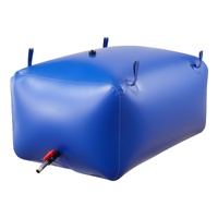 VEVOR Water Storage Bladder 400L Large Capacity Water Bag, Portable & Collapsible Soft Waters Container, Leakproof & Tear-Resistant PVC Emergency Wate