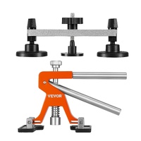 VEVOR 56 PCS Dent Removal Kit, Paintless Dent Repair Kit with Golden Lifter, Bridge Puller, Car Dent Puller with Puller Tabs, Hot Glue Gun for Auto Bo