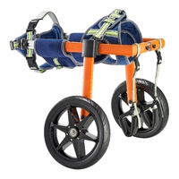 VEVOR Dog Wheelchair for Back Legs, Lightweight 2 Wheels Pet Wheelchair, Height, Width & Length Adjustable, Dog Cart with Shock-Absorbing Wheels, for 