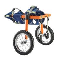 VEVOR Dog Wheelchair for Back Legs, Lightweight 2 Wheels Pet Wheelchair, Height, Width & Length Adjustable, Dog Cart with Shock-Absorbing Wheels, for 