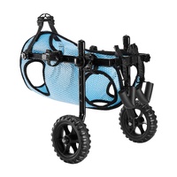 VEVOR Dog Wheelchair for Back Legs, Adjustable 2 Wheels Pet Wheelchair, Lightweight  Dog Cart with Shock-Absorbing Wheels, Mobility Support Wheel Chai