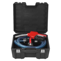 VEVOR Fuel Transfer Pump, 12V DC 10 GPM 1/4 HP, Portable Electric Diesel Transfer Pump with Automatic Shut-Off Fuel Nozzle, High Flow, Long Inlet & Ou