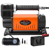 VEVOR 12V Air Compressor Heavy Duty 150PSI Offroad Air Compressor Portable Truck Tire Inflator 6.0CFM Air Pump for Jeep SUV 4x4 Vehicle RV For up to 3