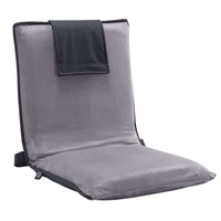 Floor Chair, 6-Position Adjustable Meditation Chair with Back Support, Folding Sofa Chair for Reading TV Watching and Gaming, Portable Floor Seat Loun
