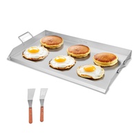 VEVOR 36x22 in Flat Top Griddle Stainless Steel Universal BBQ Grill Pan Cookware