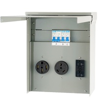 VEVOR 20/30/50A Temporary RV Power Outlet Box Electrical Outdoor Receptacle Box