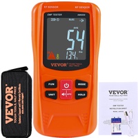 VEVOR 3-in-1 EMF Meter, 5Hz-6GHz, Handheld Rechargeable Electromagnetic Field Radiation Detector, Digital LCD EMF Tester for EF MF RF Home Inspections