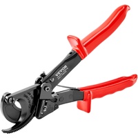 VEVOR Ratcheting Cable Cutter, 250mm Ratchet Wire and Cable Cutter, Cut up to 240 mm², with Comfortable Grip Handles, Easy to Use Quick-Release Lever,