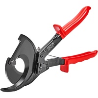 Ratcheting Cable Cutter, 280mm Ratchet Wire and Cable Cutter, Cut up to 400 mm², with Comfortable Grip Handles, Easy to Use Quick-Release Lever, Silic