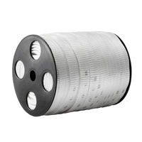 Polyester Pull Tape, 1.9 cm x 80.8 m Mule Tape Flat Rope, 1134 kgf Tensile Capacity, Printed Webbing Cable Pulling Tape for Packaging, Gardening, Comm
