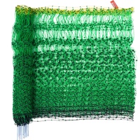VEVOR Electric Fence Netting, 1.06 x 49.98 m, PE Net Fencing with Posts & Double-Spiked Stakes, Utility Portable Mesh for Goats, Sheep, Lambs, Deer, H