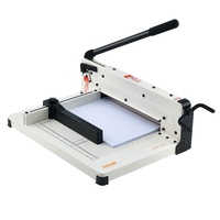 VEVOR Heavy Duty Paper Cutter, 304.8 mm Industrial Commercial Guillotine Paper Cutter for A4 Paper, 400 Sheet Capacity, Solid Steel Construction, Stac