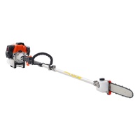 VEVOR Gas Pole Saw, 33CC 2 Stroke Gas Powered Pole Saws with 20.3 cm Cutting Bar, Cordless Tree Trimmer with 850ml Fuel Tank, 2.08 to 3.58 m  Extendab