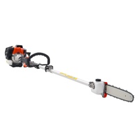 VEVOR Gas Pole Saw, 25CC 2 Stroke Gas Powered Pole Saws with 30.5 cm Cutting Bar, Cordless Tree Trimmer with 650ml Fuel Tank, 2.12 to 3.62 m Extendabl