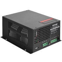 VEVOR CO2 Laser Power Supply, 100W, Power Supply for 100W Laser Tube, Constant Current Protection, Open Circuit Protection, Fast Heat Dissipation, Com