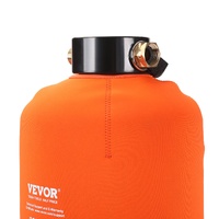 VEVOR RV Water Softener, 16,000 Grain Portable Water Softener, with 3/4" Brass Fittings and 42" Hose, Soften Hard Water Filter System for RVs, Trailer