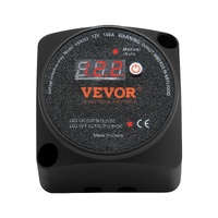 VEVOR Dual Battery Isolator Kit, 140Amp, Manual and Auto Modes VSR Voltage Sensitive Relay with LCD Screen, Smart Battery Isolator for ATV UTV RV Camp