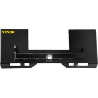 VEVOR Universal Skid Steer Mount Plate 6.35mmThick Skid Steer Plate Attachment1360.78kgWeight Capacity Quick Attach Mount Plate Steel Adapter Loader E